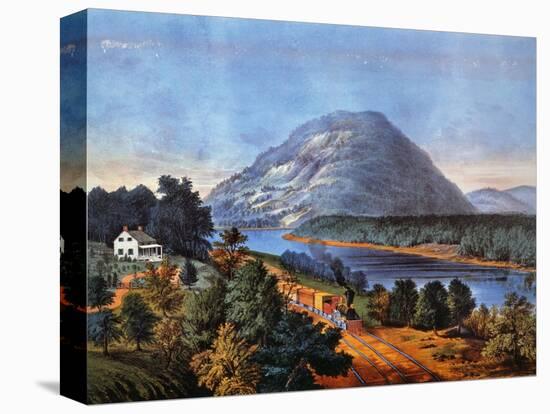 Chattanooga Railroad, 1866-Currier & Ives-Premier Image Canvas