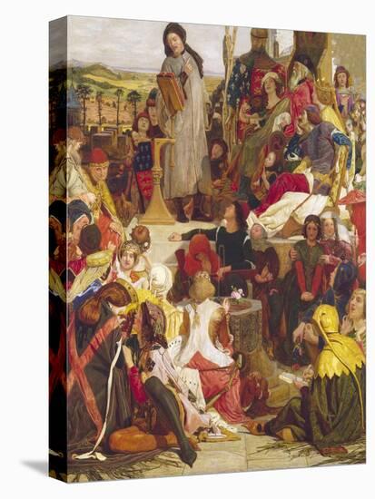Chaucer at the Court of Edward III-Ford Madox Brown-Premier Image Canvas