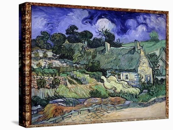 Chaumes De Cordeville a Auvers-Sur-Oise (Auvers Sur Oise) - Painting by Vincent Van Gogh (1853-1890-Vincent van Gogh-Premier Image Canvas