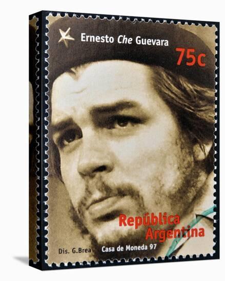 'Che Guevara Stamp Argentina'97' Stretched Canvas Print | Art.com
