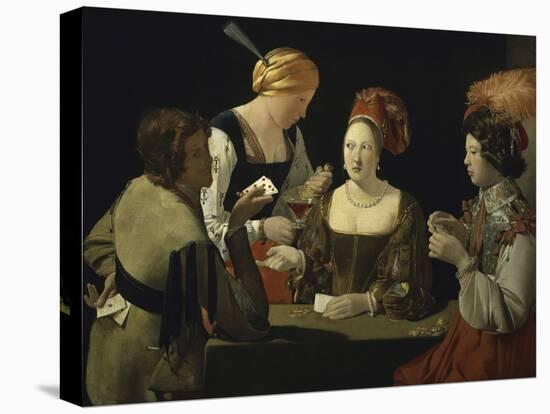 Cheat with c.1635-Georges de La Tour-Premier Image Canvas