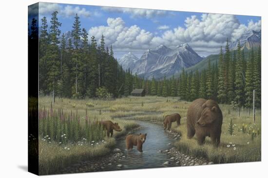 Checking Things Out - Grizzlies-Robert Wavra-Premier Image Canvas