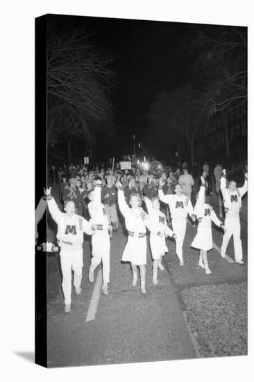 Cheerleaders at the Minnesota- Iowa Game, Minneapolis, Minnesota, November 1960-Francis Miller-Premier Image Canvas