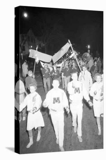 Cheerleaders at the Minnesota- Iowa Game, Minneapolis, Minnesota, November 1960-Francis Miller-Premier Image Canvas