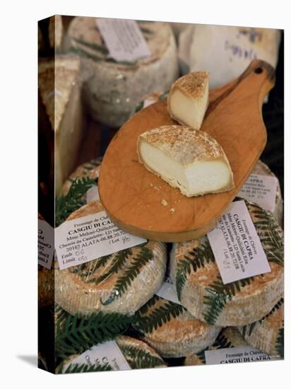 Cheese in the Market, Ajaccio, Corsica, France-Yadid Levy-Premier Image Canvas