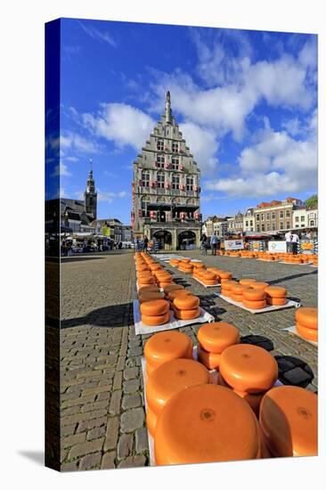 Cheese Market in Gouda, South Holland, Netherlands, Europe-Hans-Peter Merten-Premier Image Canvas