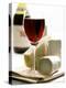 Cheese Still Life with Red Wine-Alena Hrbkova-Premier Image Canvas