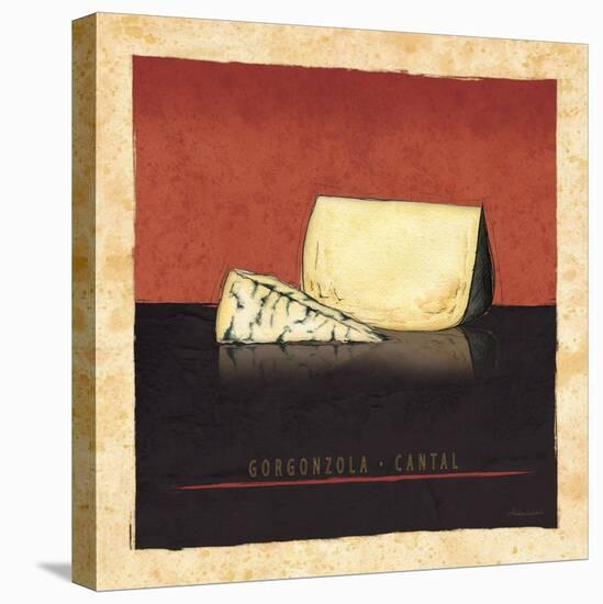 Cheeses III-Andrea Laliberte-Stretched Canvas