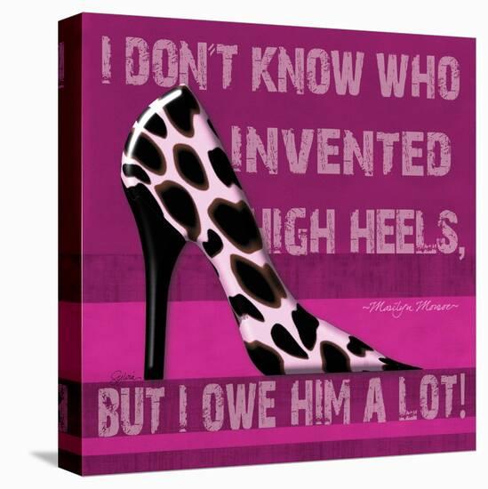 Cheetah Shoe-Sylvia Murray-Stretched Canvas