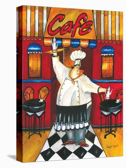 Chef at Café-Jennifer Garant-Premier Image Canvas