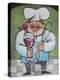 Chef with Wine and Wisk-Tim Nyberg-Premier Image Canvas