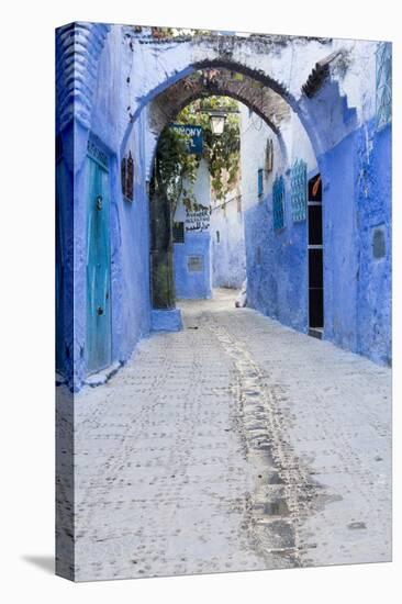 Chefchaouen, Morocco. Narrow Arched Alleyways for Foot Traffic Only-Emily Wilson-Premier Image Canvas