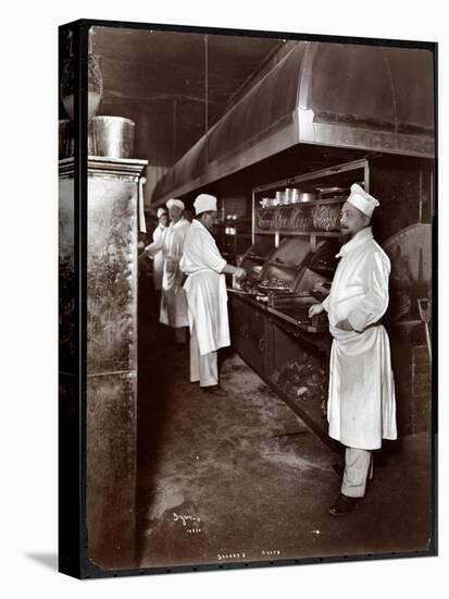 Chefs Cooking at Sherry's Restaurant, New York, 1902-Byron Company-Premier Image Canvas