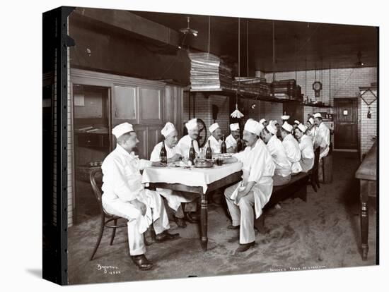 Chefs Eating Lunch at Sherry's Restaurant, New York, 1902-Byron Company-Premier Image Canvas