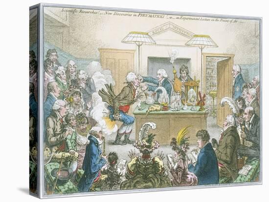 Chemical Lecture, 1802-James Gillray-Premier Image Canvas