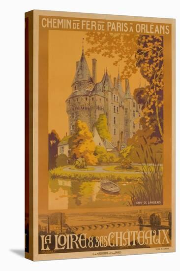 Chemin De Fer De Paris a Orleans, French Travel Poster La Loire-null-Premier Image Canvas