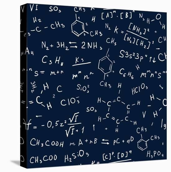 Chemistry Background-Katyau-Stretched Canvas