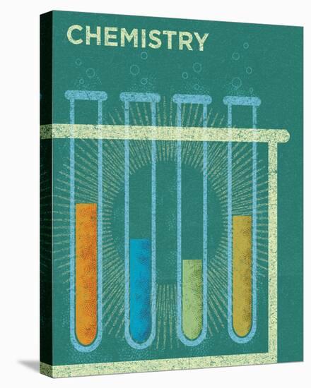 Chemistry-John W Golden-Stretched Canvas