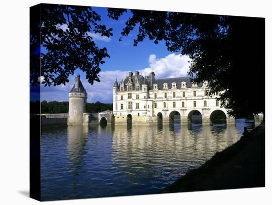 Chenonceau Castle, Loire, View of Chateau Through Trees-Marcel Malherbe-Premier Image Canvas