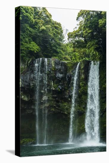 Cheonjiyeon Pompom Waterfall, Island of Jejudo, South Korea-Michael Runkel-Premier Image Canvas