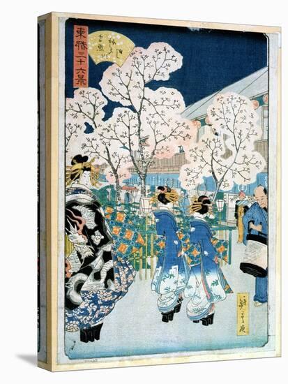 Cherry Blossom at Asakura-Ando Hiroshige-Premier Image Canvas