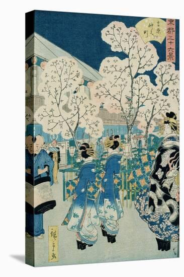 Cherry Blossoms at Asakura-Ando Hiroshige-Premier Image Canvas