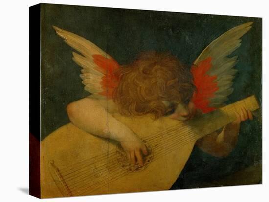 Cherub making music,1522-Fiorentino Rosso-Premier Image Canvas