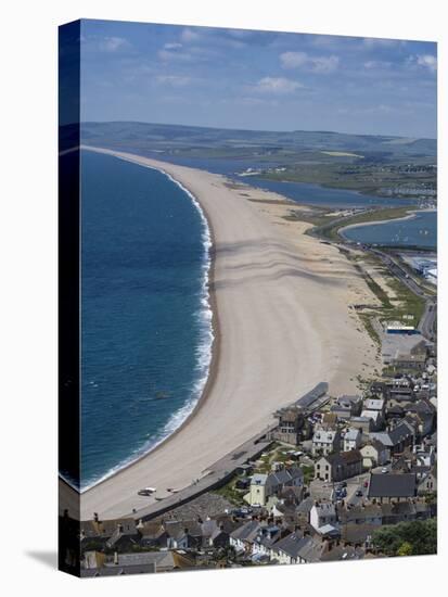 Chesil Beach and the Fleet Lagoon from Portland, Jurassic Coast, UNESCO World Heritage Site-Roy Rainford-Premier Image Canvas