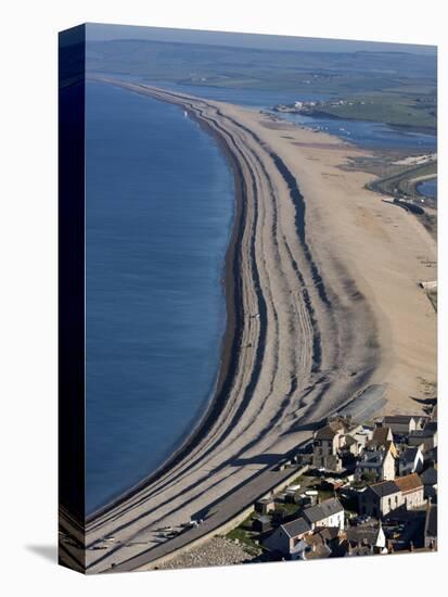 Chesil Beach and the Fleet Lagoon, Weymouth, Dorset, England, United Kingdom, Europe-Roy Rainford-Premier Image Canvas