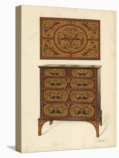 Chest of Drawers Inlaid with Marqueterie-Shirley Charles Llewellyn Slocombe-Premier Image Canvas