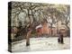 Chestnut Trees at Louveciennes, circa 1871-2-Camille Pissarro-Premier Image Canvas