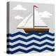 Chevron Sailing II-SD Graphics Studio-Stretched Canvas