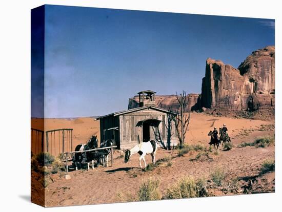 CHEYENNE AUTUMN, 1964 directed by JOHN FORD (photo)-null-Stretched Canvas