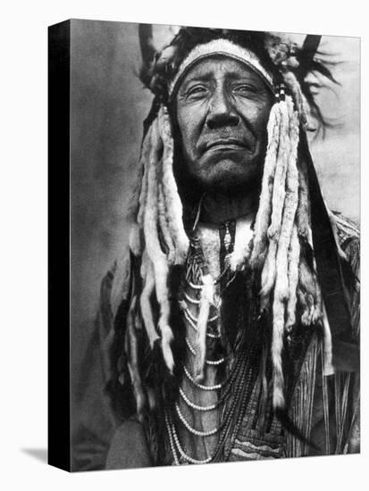 Cheyenne Chief, C1910-Edward S^ Curtis-Premier Image Canvas