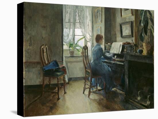 Chez Moi, 1887 (Oil on Canvas)-Harriet Backer-Premier Image Canvas
