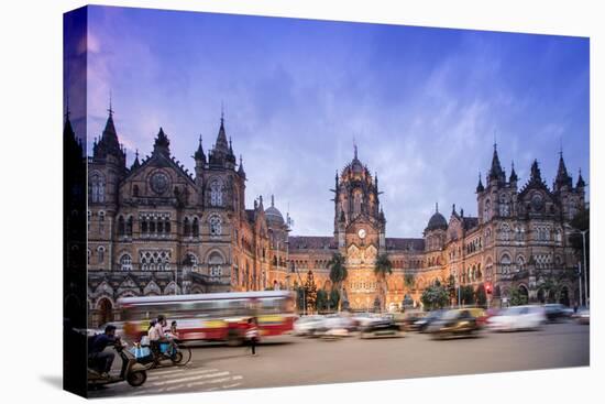 Chhatrapati Shivaji Terminus (Victoria Terminus), UNESCO World Heritage Site-Alex Robinson-Premier Image Canvas