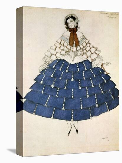 Chiarina, Design for a Costume for the Ballet Carnival Composed by Robert Schumann, 1919-Leon Bakst-Premier Image Canvas