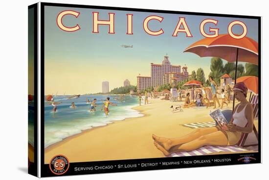 Chicago and Southern Air-Kerne Erickson-Stretched Canvas