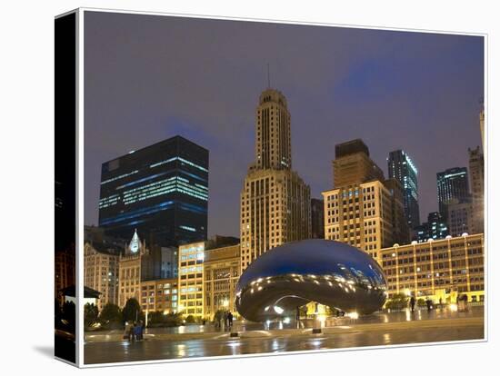 Chicago at night-Patrick  J. Warneka-Premier Image Canvas