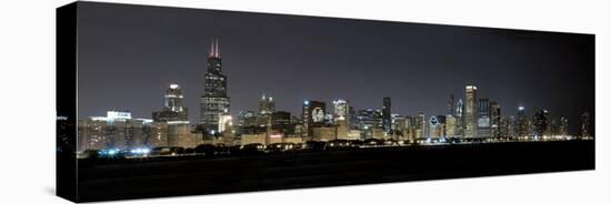 Chicago Blackhawks Skyline Lakefront-Patrick Warneka-Premier Image Canvas