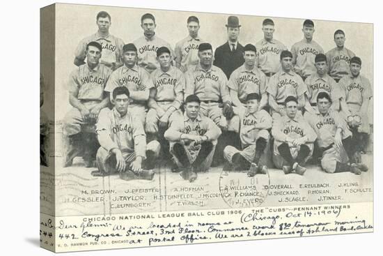 Chicago Cubs, 1906-null-Stretched Canvas