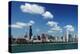 Chicago Daytime Skyline View from the Lake Michigan under Blue Sky. Panoramic View.-Yaro-Premier Image Canvas