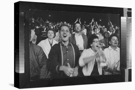 Chicago Fans Cheer White Sox at Comiskey Park-Michael Rougier-Premier Image Canvas