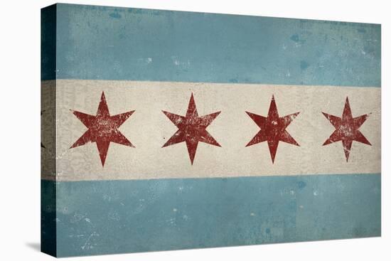 Chicago Flag-Ryan Fowler-Stretched Canvas