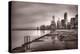 Chicago Foggy Lakefront BW-Steve Gadomski-Premier Image Canvas