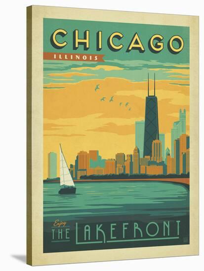 Chicago, Illinois: Enjoy The Lakefront-Anderson Design Group-Stretched Canvas