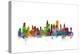 Chicago Illinois Skyline-Michael Tompsett-Stretched Canvas