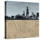 Chicago Map I-null-Stretched Canvas