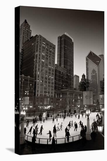 Chicago Park Skate BW-Steve Gadomski-Premier Image Canvas