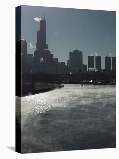 Chicago River Sears Tower-Beth A. Keiser-Premier Image Canvas